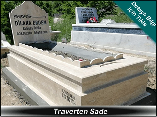 Traverten Mermer Mezar